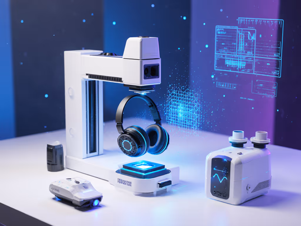 headset pressure mapping test setup